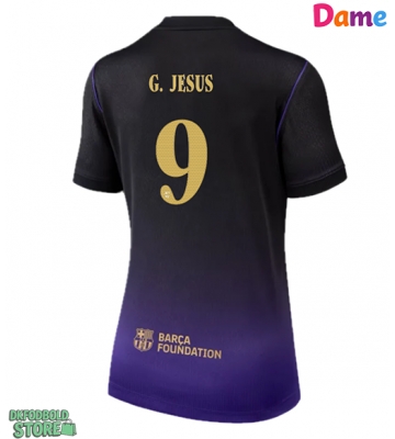 Barcelona Gabriel Jesus #9 Replika Udebanetrøje Dame 2026-27 Kortærmet